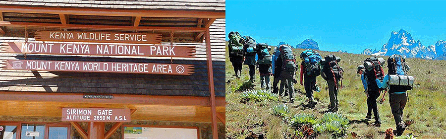 Climbing Mount Kenya