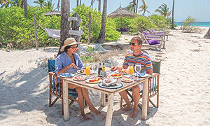 6 Days 5 Nights Tanzania Fly-in Beach Holiday Fanjove Private Island - Fanjove Private Island Lodge