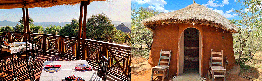 Africa Safari Maasai Boma Lodge Serengeti Tanzania